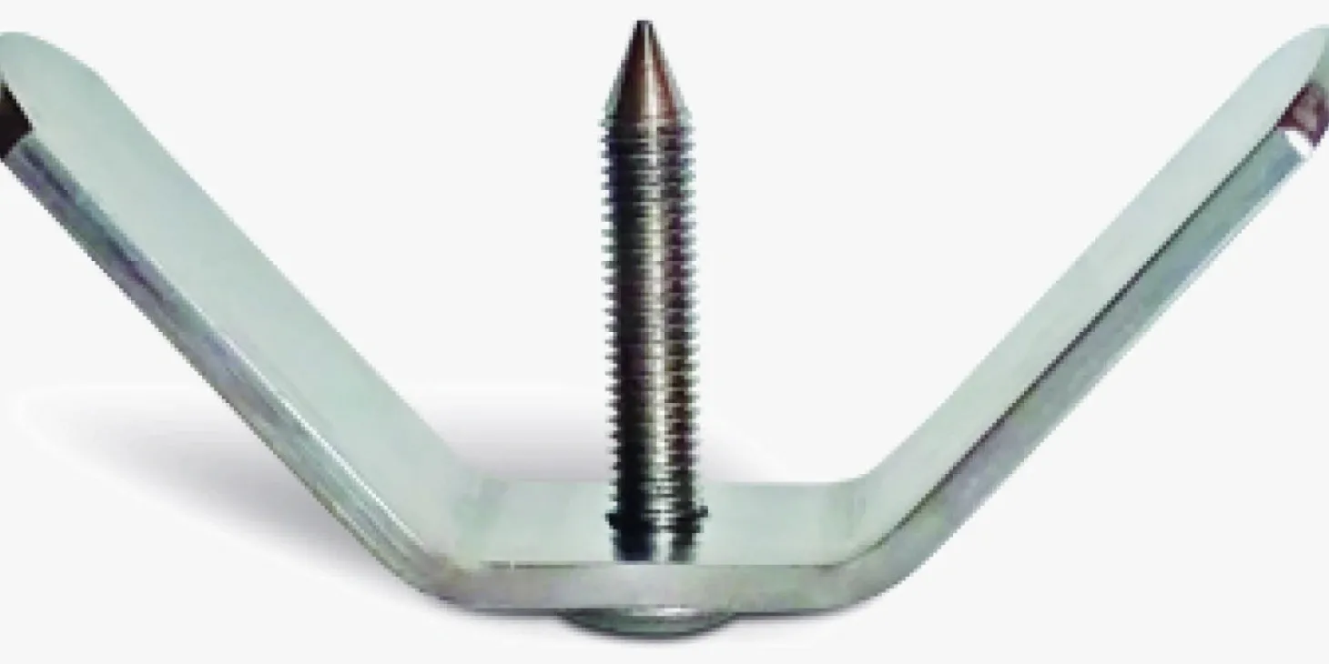 Accroche métallique pour support jambon