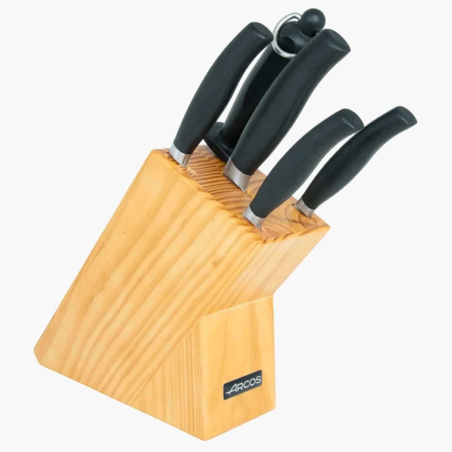 Bloc Couteaux 4 Pcs. Série Clara + Fusil