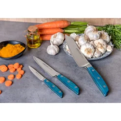 Bloc de couteaux 3 pcs. Série Brooklyn + Ciseaux