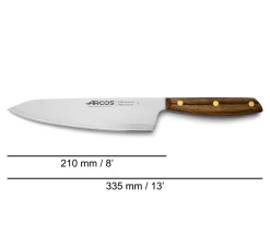 Bolsa de piel + 5 cuchillos Serie Nórdika