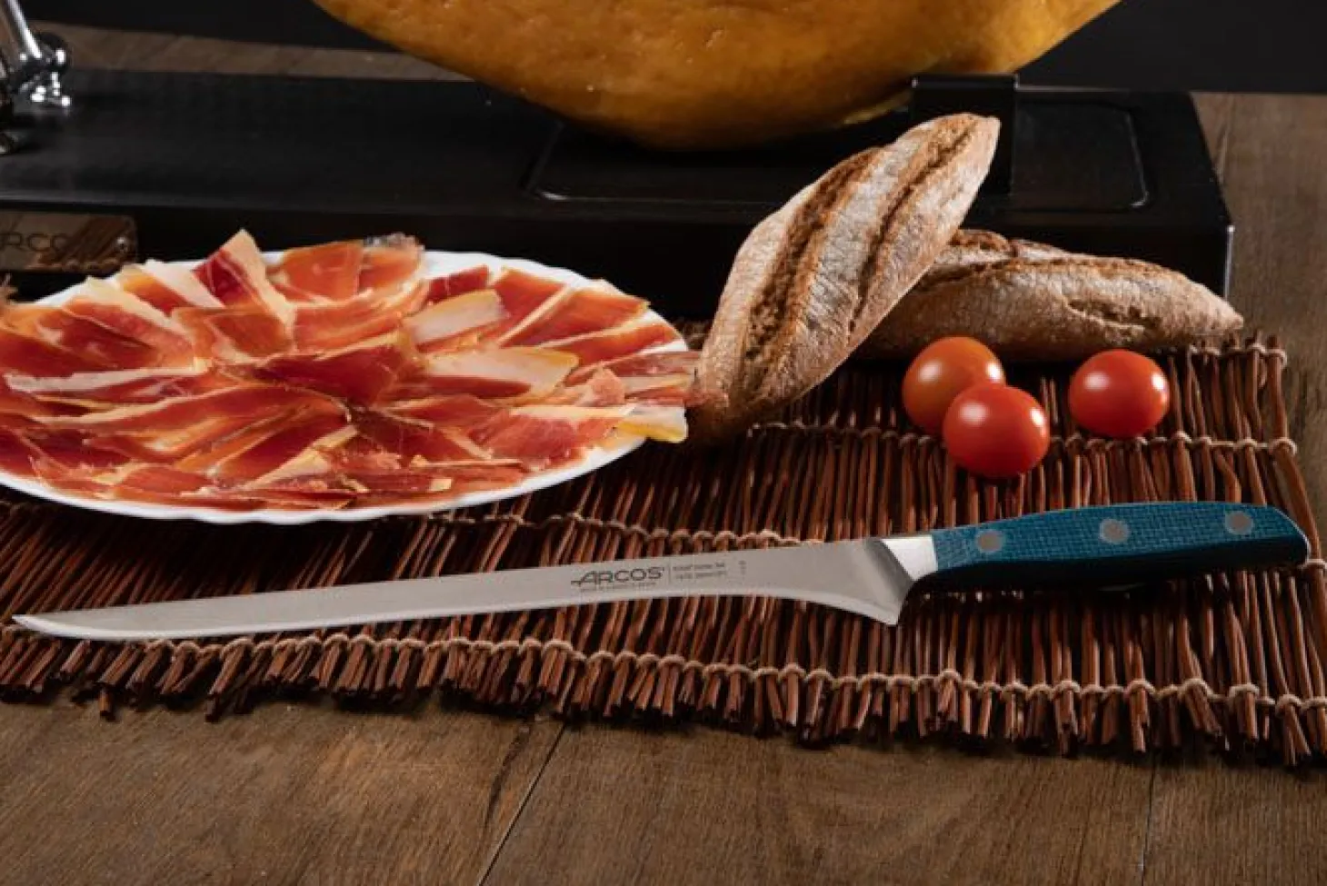 Bolsa piel y 5 cuchillos de la serie Brooklyn