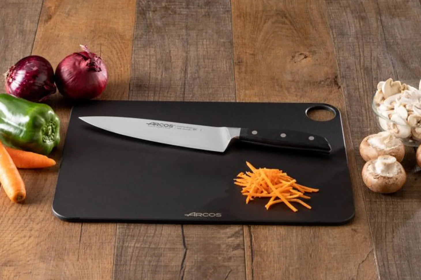 Bolsa piel y 5 cuchillos Serie Manhattan