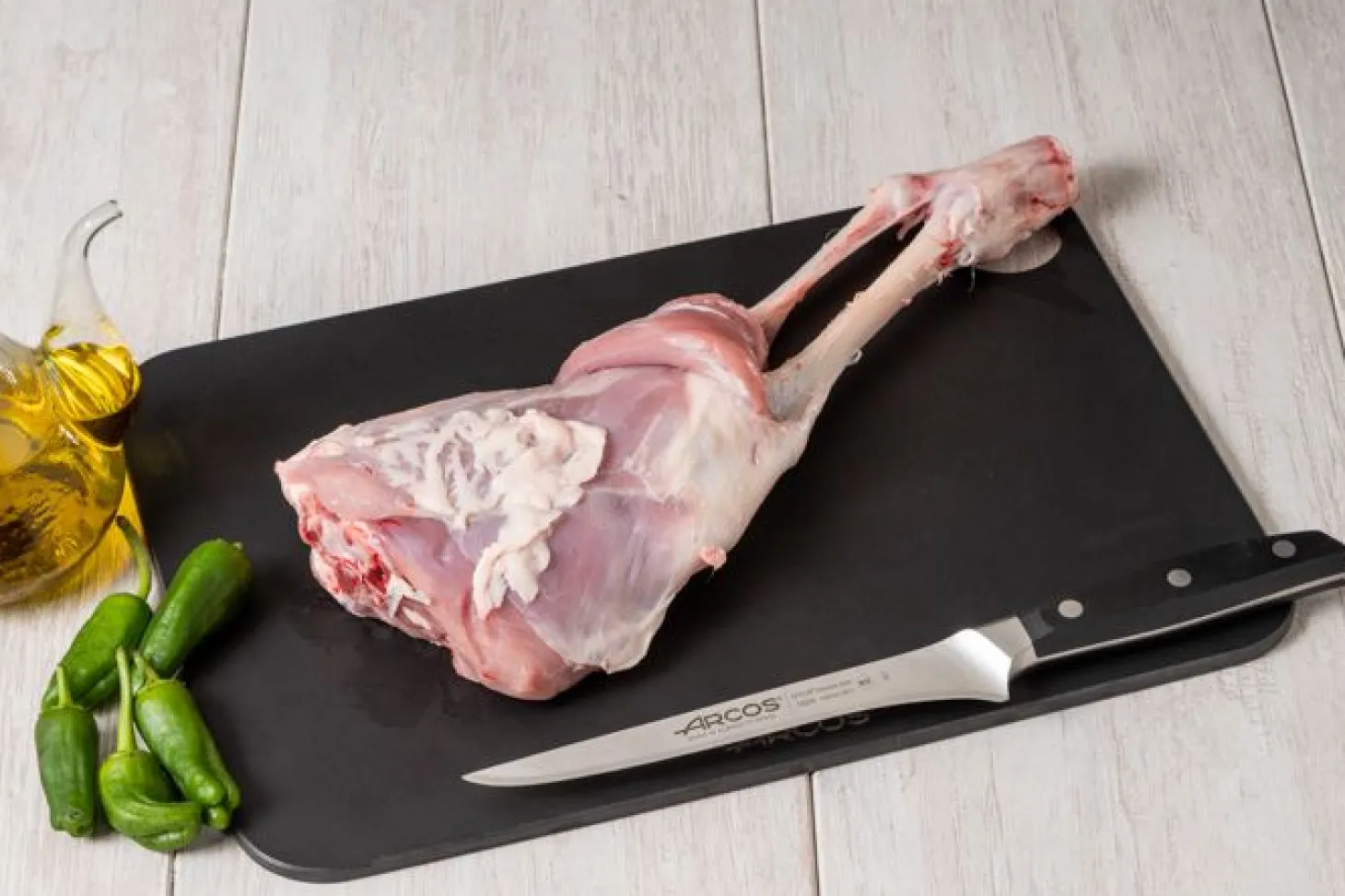 Bolsa piel y 5 cuchillos Serie Manhattan