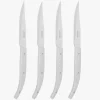 Coffret 4 couteaux à steak Microcranté Blanc