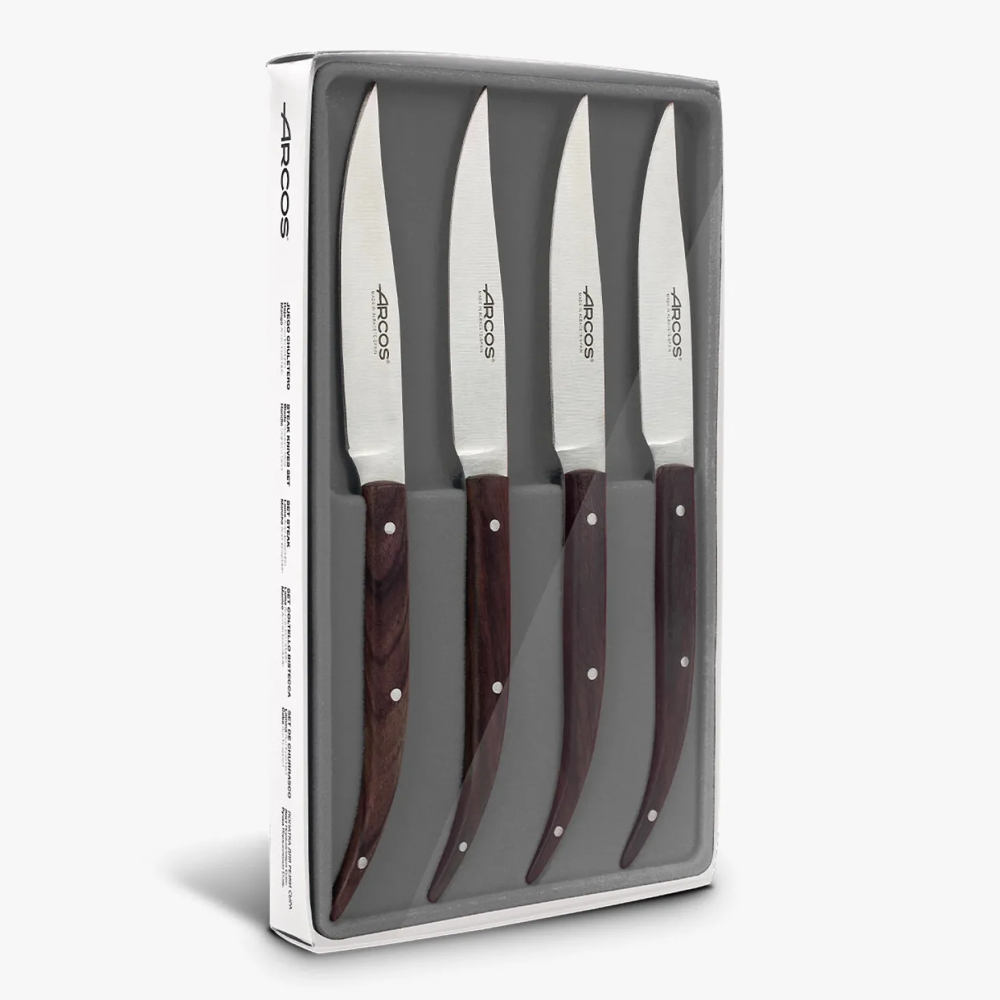 Coffret 4 couteaux à steak The Origin bois de palissandre