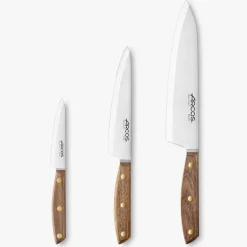 Coffret 3 couteaux bois d'Ovangkol Nórdika