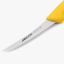 Couteau à désosser courbe jaune 2900 140 mm