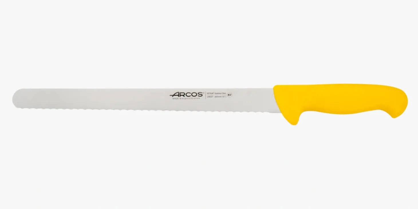 Couteau à génoise jaune 2900 300 mm