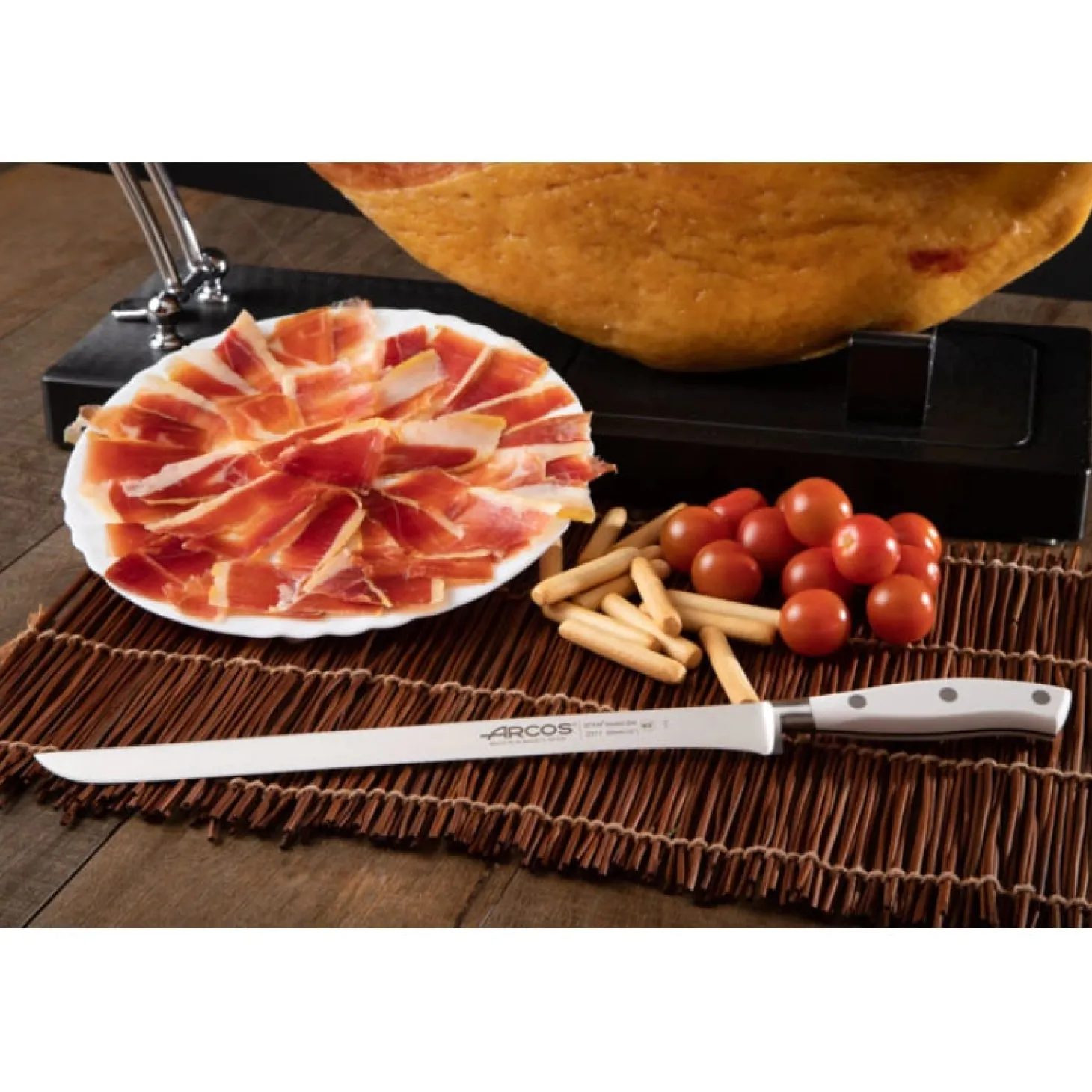 Couteau à jambon Riviera Blanc 300 mm