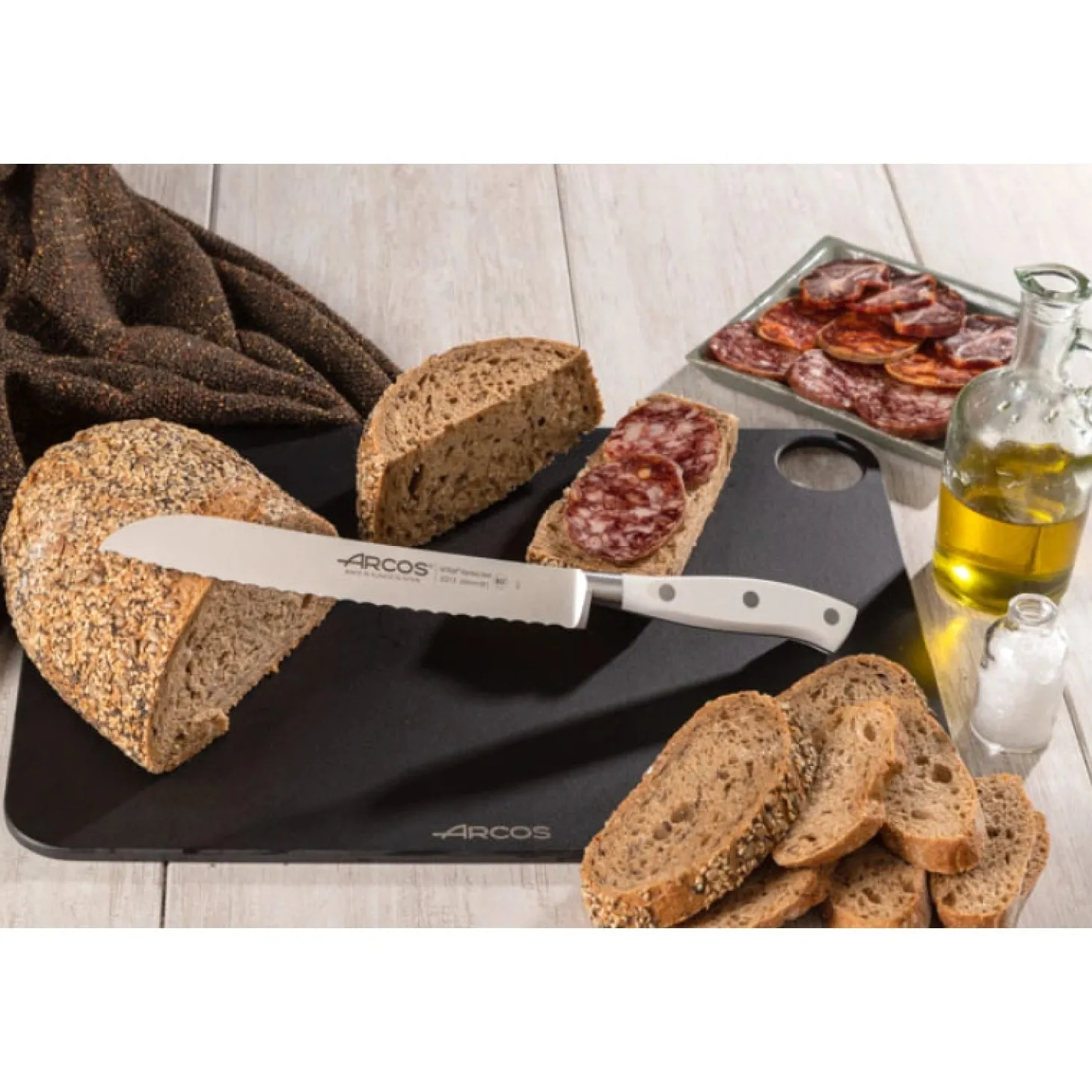 Couteau à pain Riviera Blanc 200 mm