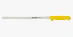 Couteau à Saumon flexible alvéolé jaune 2900 300 mm