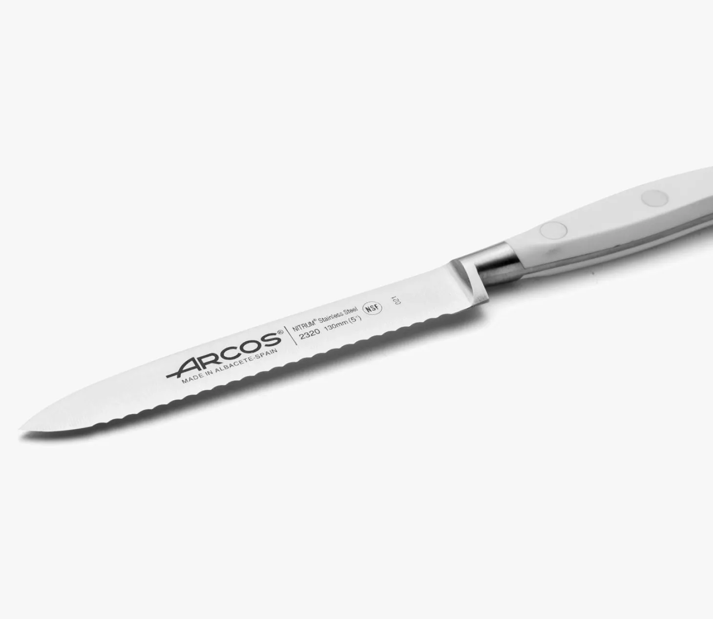 Couteau à tomate Riviera Blanc 130 mm