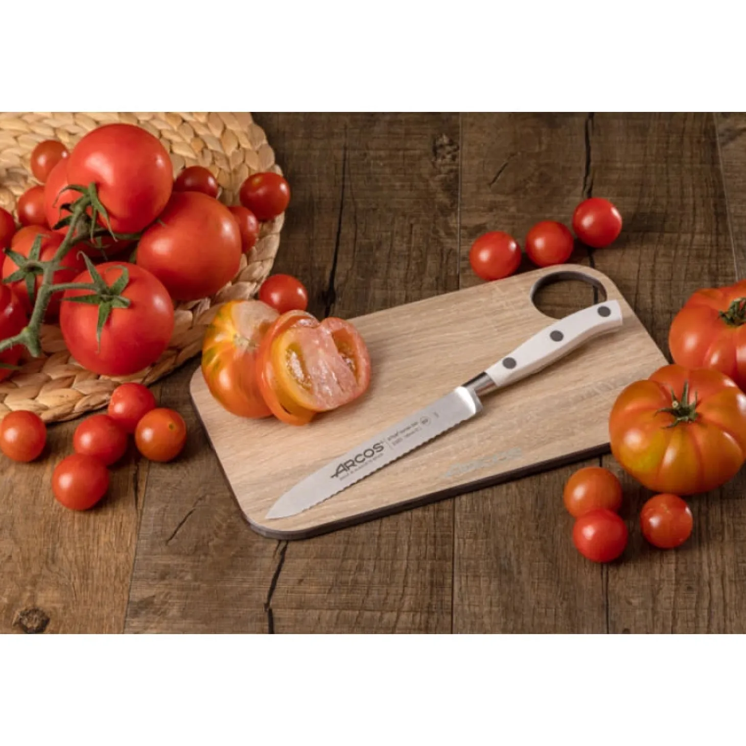 Couteau à tomate Riviera Blanc 130 mm