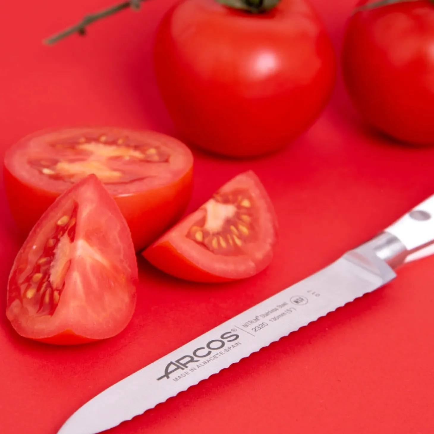 Couteau à tomate Riviera Blanc 130 mm