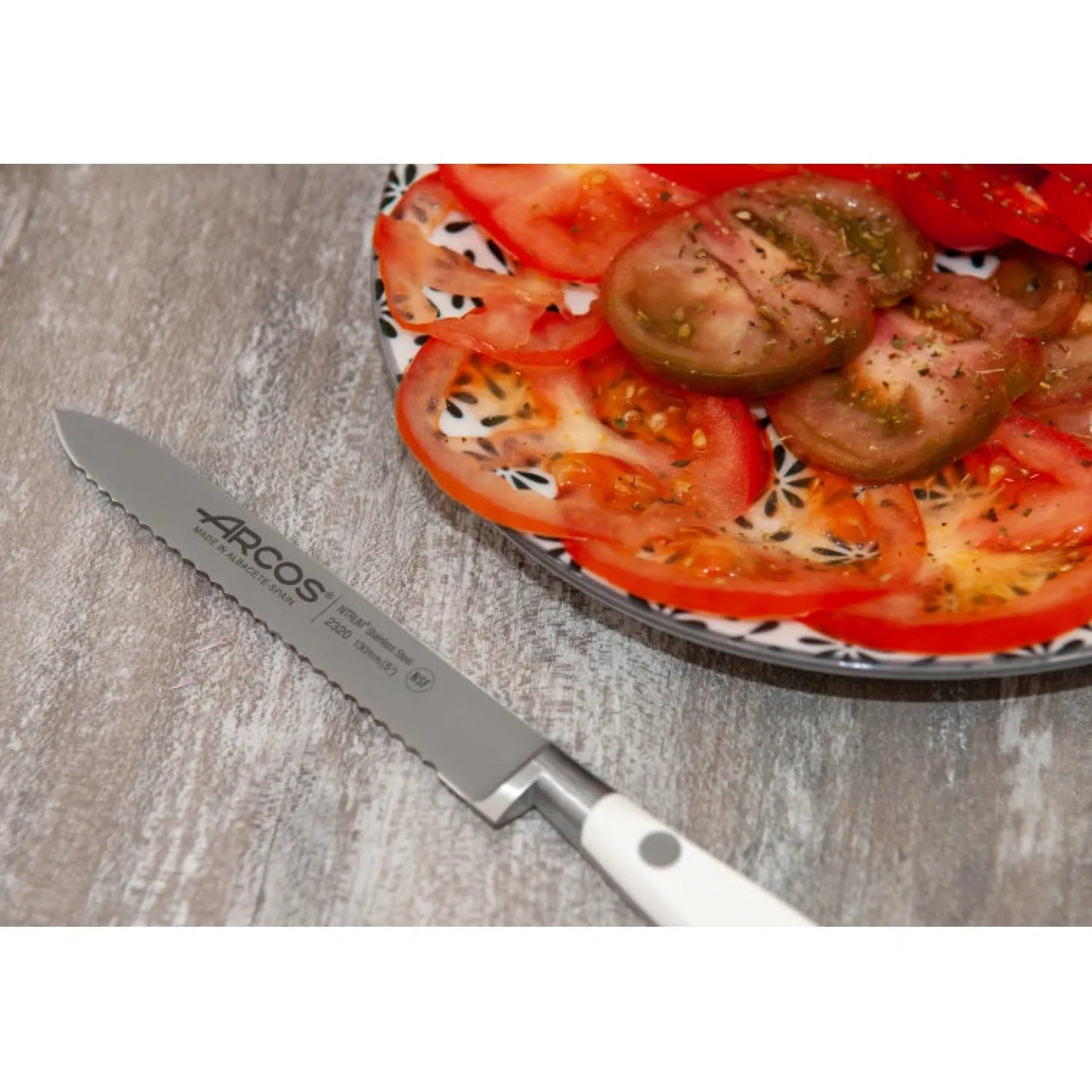 Couteau à tomate Riviera Blanc 130 mm