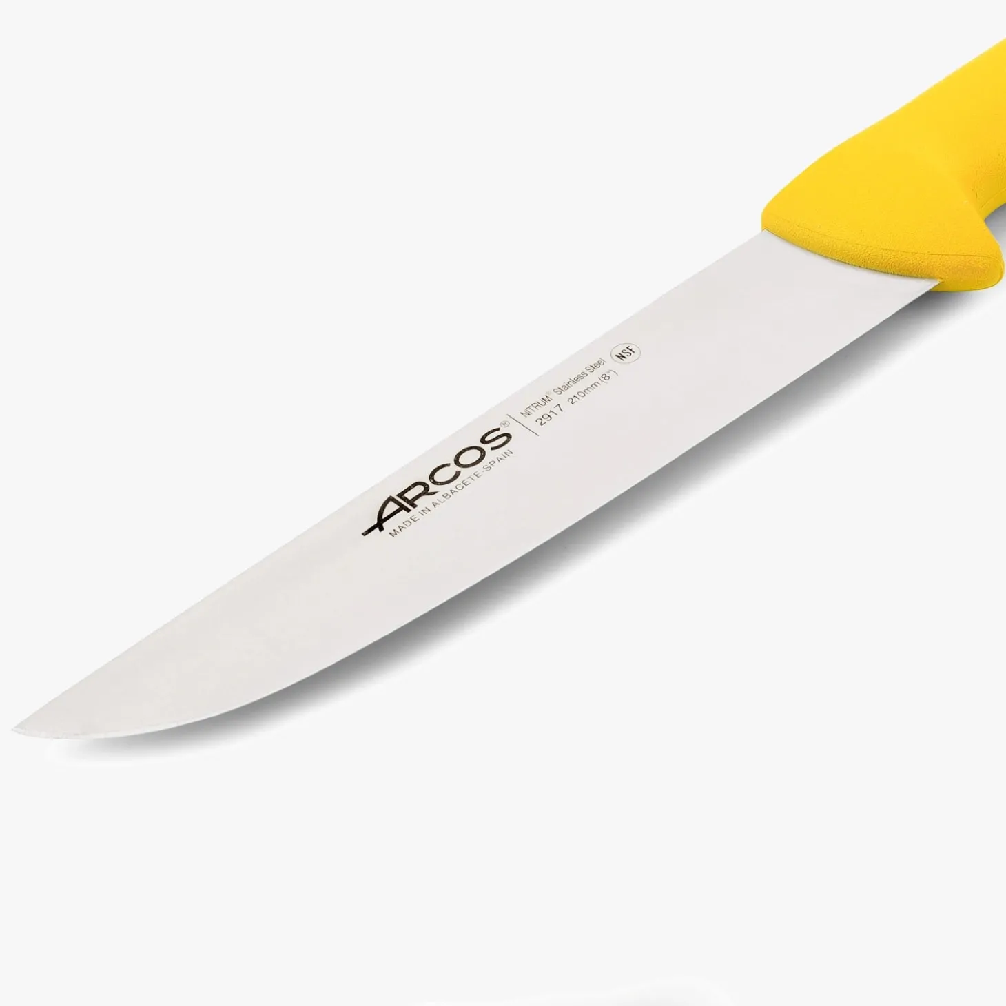 Couteau de boucher jaune 2900 210 mm