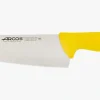 Couteau de boucher lame large jaune 2900 200 mm
