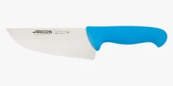 Couteau de boucher lame large bleu 2900 170 mm