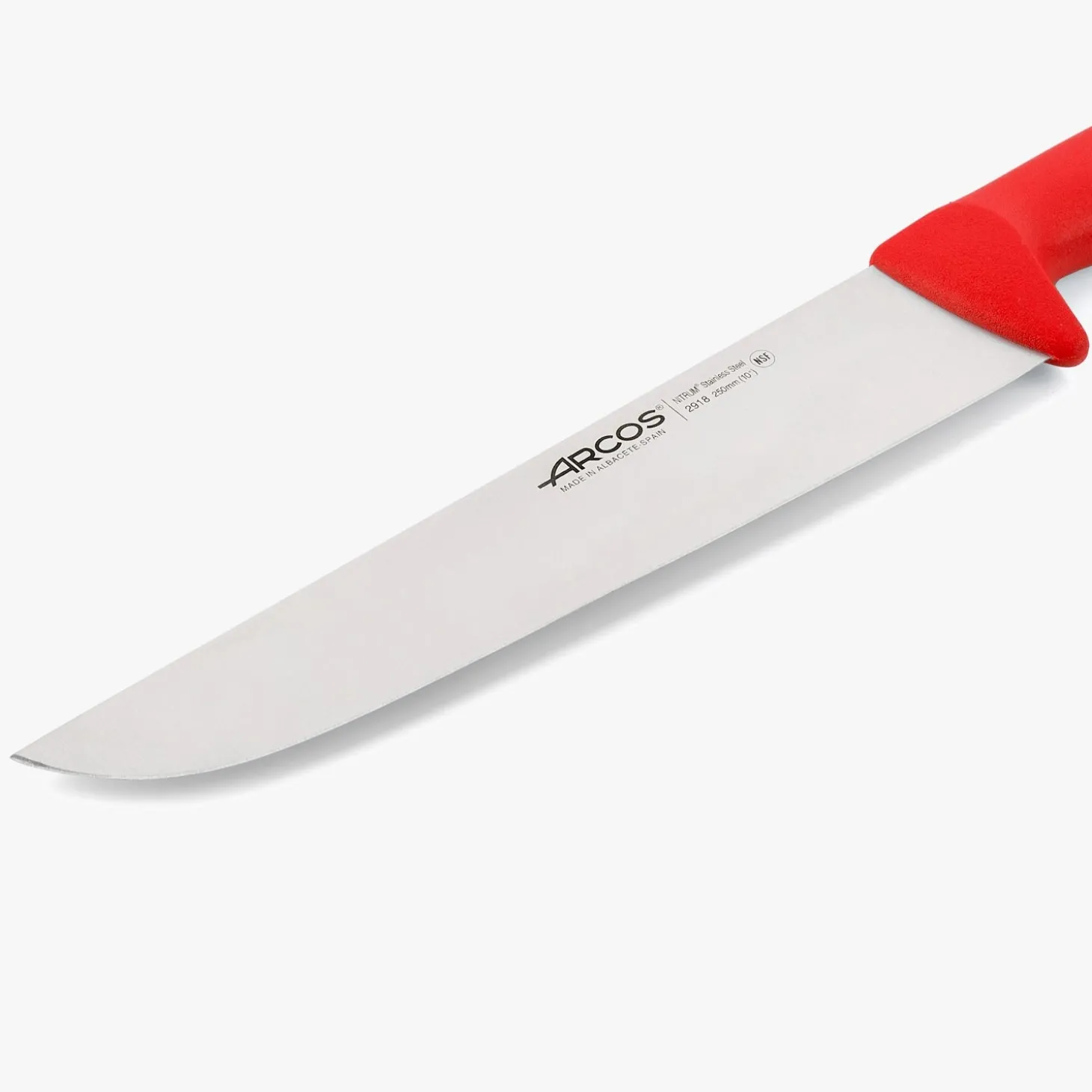 Couteau de boucher rouge 2900 250 mm