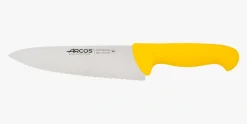 Couteau de chef cranté jaune 2900 200 mm
