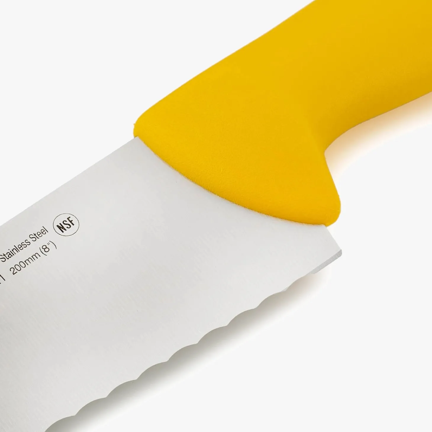 Couteau de chef cranté jaune 2900 200 mm