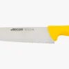 Couteau de chef cranté jaune 2900 250 mm