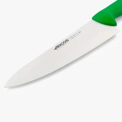 Couteau de chef lame large vert 2900 250 mm