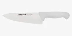 Couteau de chef lame large blanc 2900 200 mm