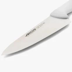 Couteau de chef lame large blanc 2900 200 mm