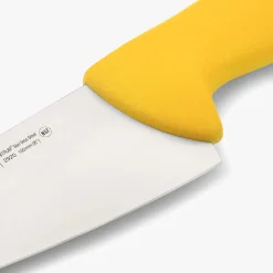 Couteau de chef lame large jaune 2900 150 mm