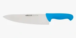 Couteau de chef lame large bleu 2900 250 mm