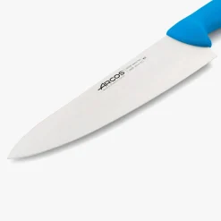 Couteau de chef lame large bleu 2900 250 mm