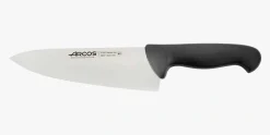 Couteau de chef lame large noir 2900 200 mm