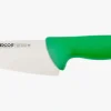 Couteau de chef lame large vert 2900 150 mm