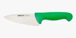Couteau de chef lame large vert 2900 150 mm