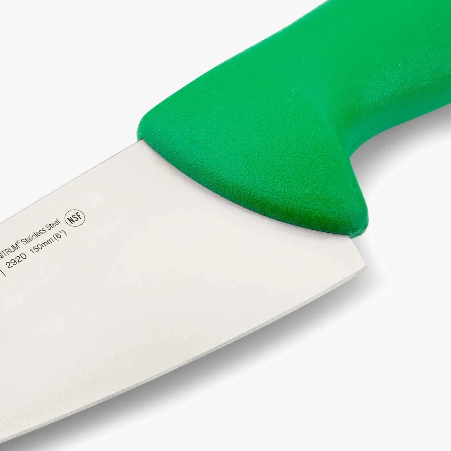 Couteau de chef lame large vert 2900 150 mm
