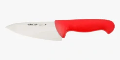 Couteau de chef lame large rouge 2900 150 mm