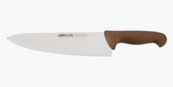Couteau de chef lame large marron 2900 250 mm