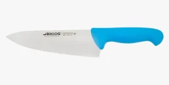 Couteau de chef lame large bleu 2900 200 mm