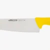 Couteau de chef lame large jaune 2900 250 mm