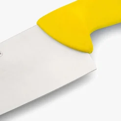 Couteau de chef lame large jaune 2900 250 mm