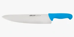 Couteau de chef lame large bleu 2900 300 mm