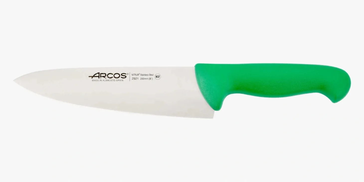 Couteau de chef vert 2900 200 mm