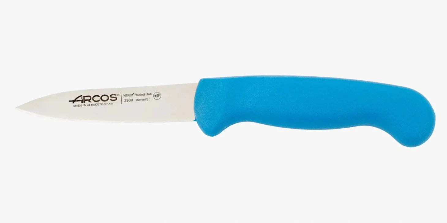 Couteau d'office bleu 2900 80 mm