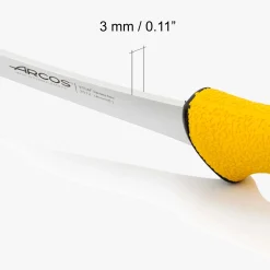 Couteau désosseur courbe rigide pointe biseau Duo Pro 140 mm avec pointe biseautée