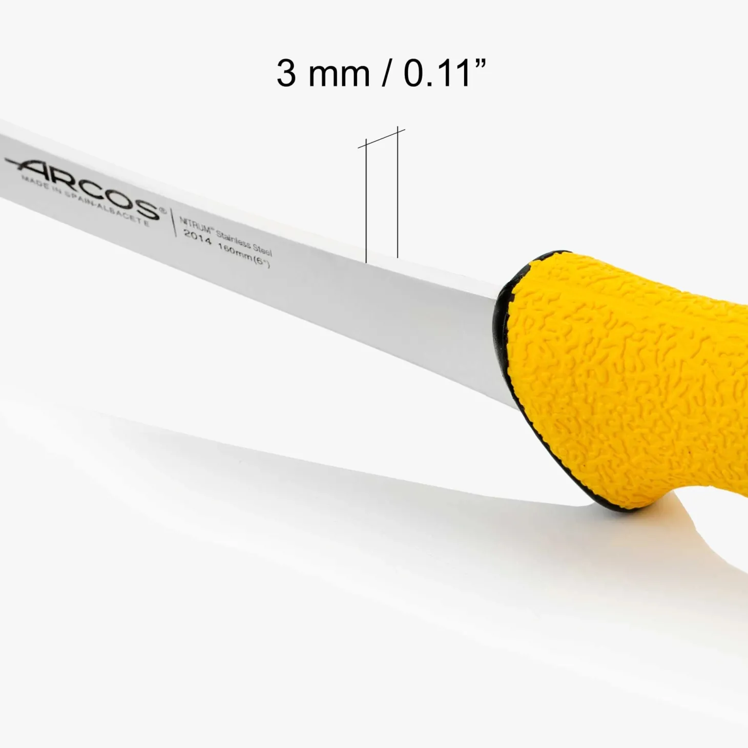 Couteau désosseur courbe rigide Duo Pro 160 mm