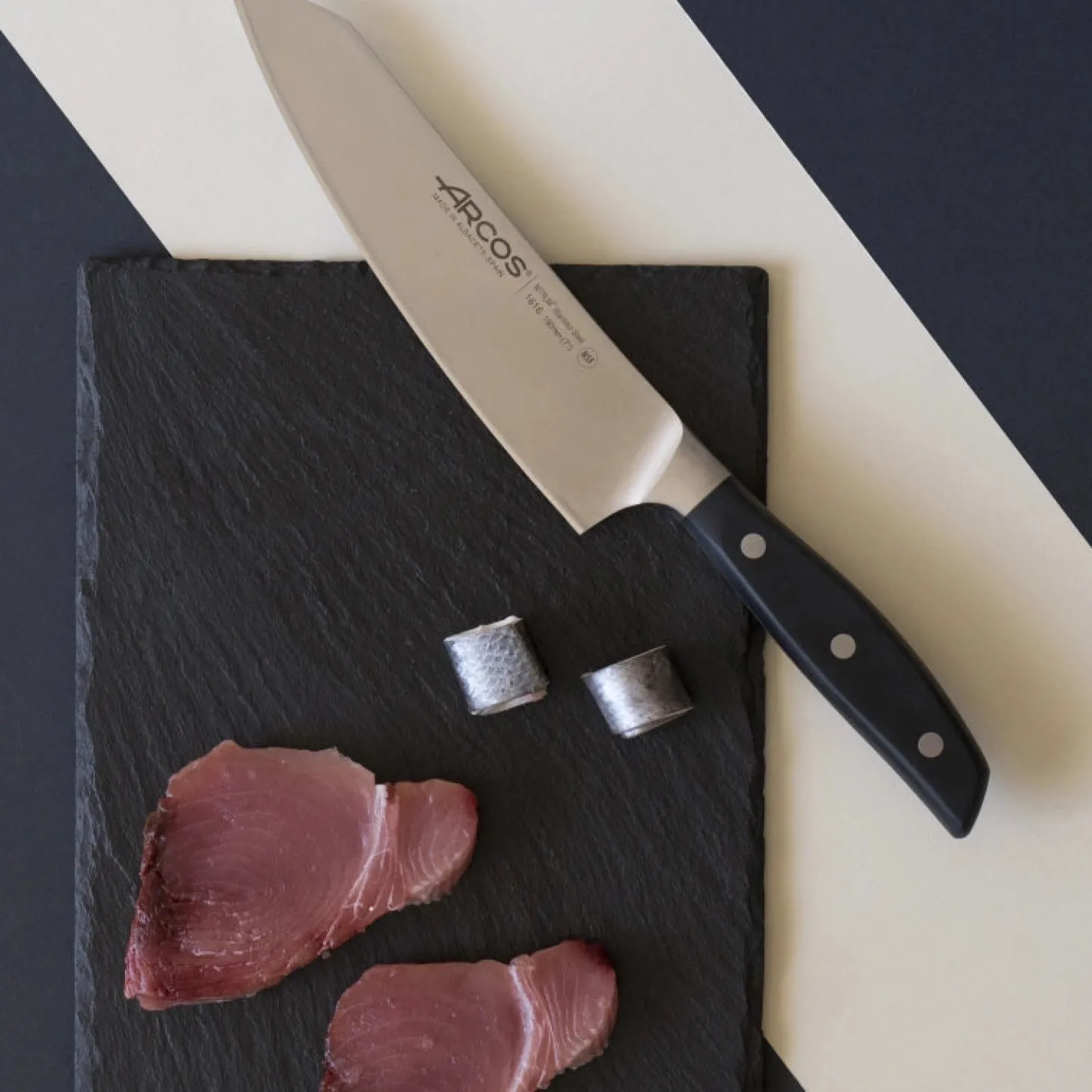 Couteau Rocking Santoku Manhattan 190 mm