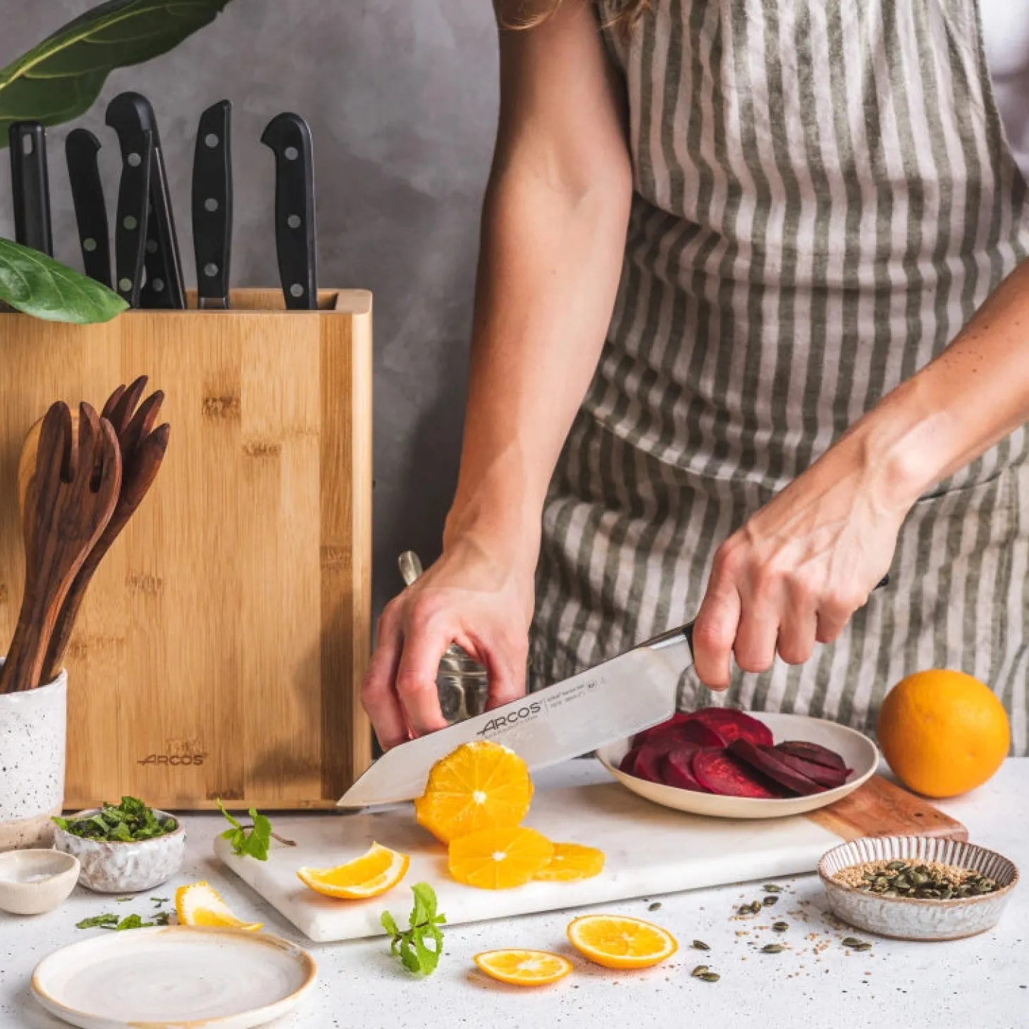 Couteau Rocking Santoku Manhattan 190 mm