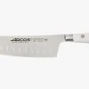 Couteau Rocking Santoku Riviera Blanc 180 mm