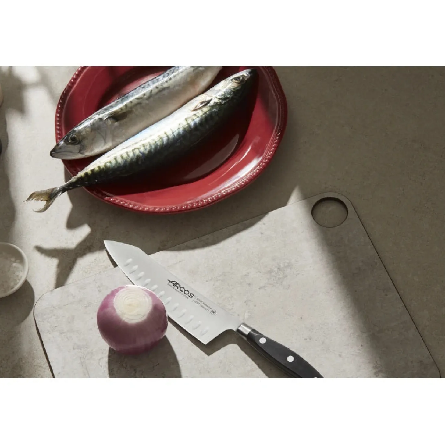 Couteau Rocking Santoku Riviera 180 mm